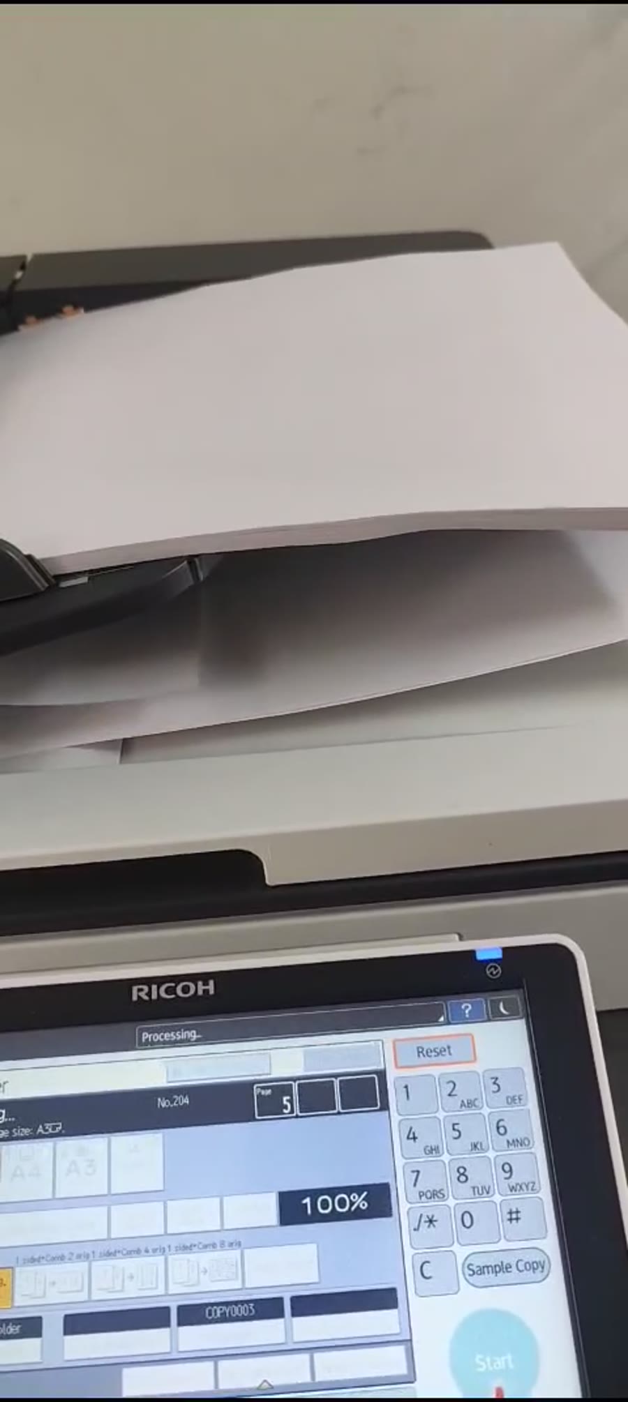 Máy photocopy Ricoh MP 3055 (A3, 30 trang/phút) — ảnh 4